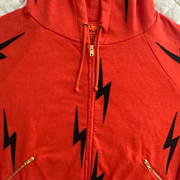 Bolt Stitch Repeat Zip hoodie sweatshirt - Picture 3 of 4